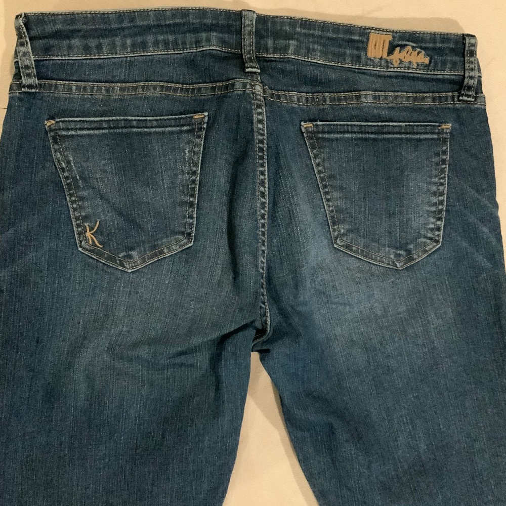Kut from the Kloth Katy Boyfriend Jeans Sz 10 Relaxed Straight Fit